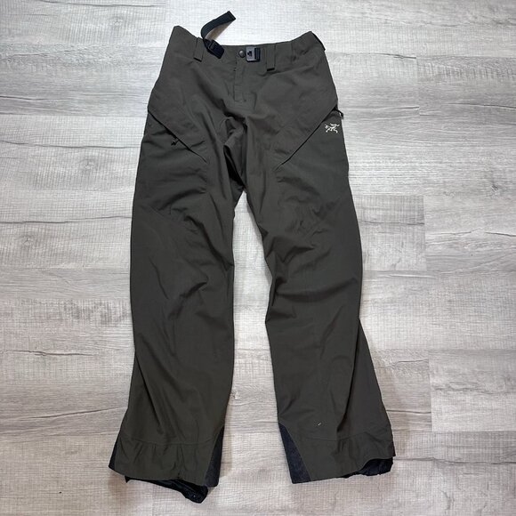 Arc'teryx Ski Snowboard Pants Mens Green Small Blackbird Gore-Tex